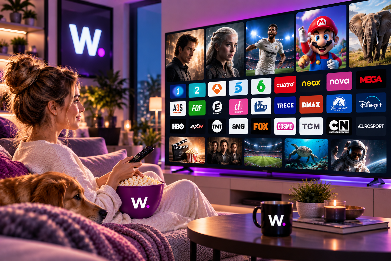 Más de 90 canales WIFITECH TV