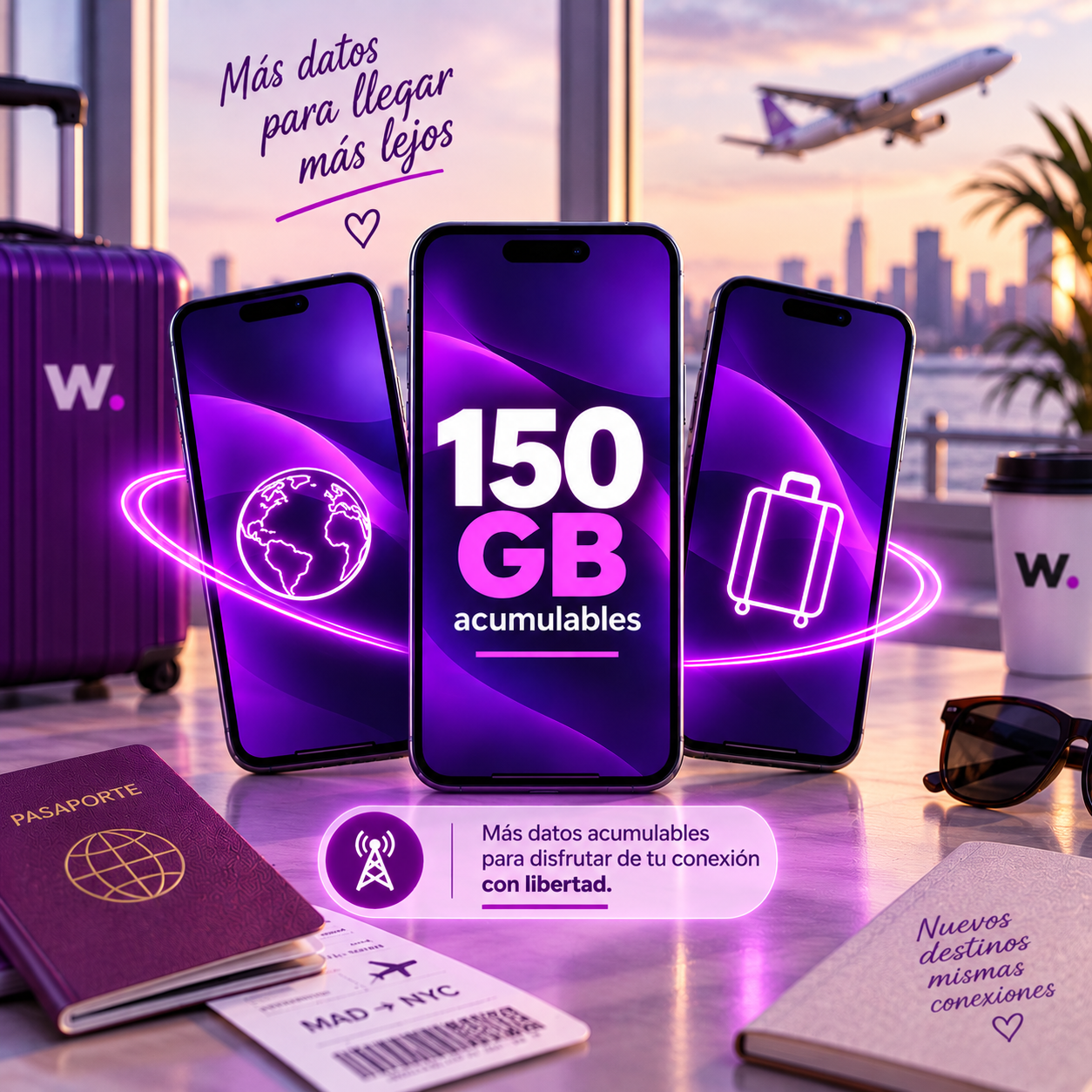 150 GB internacionales WIFITECH