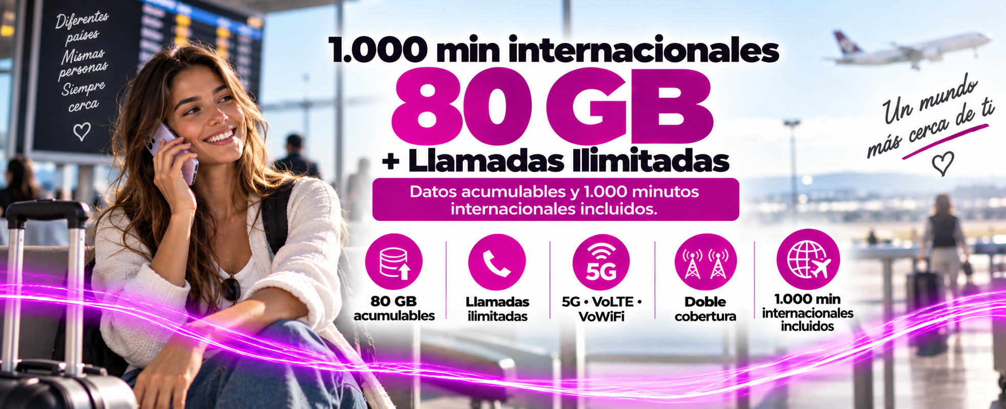 Tarifa internacional WIFITECH 80 GB