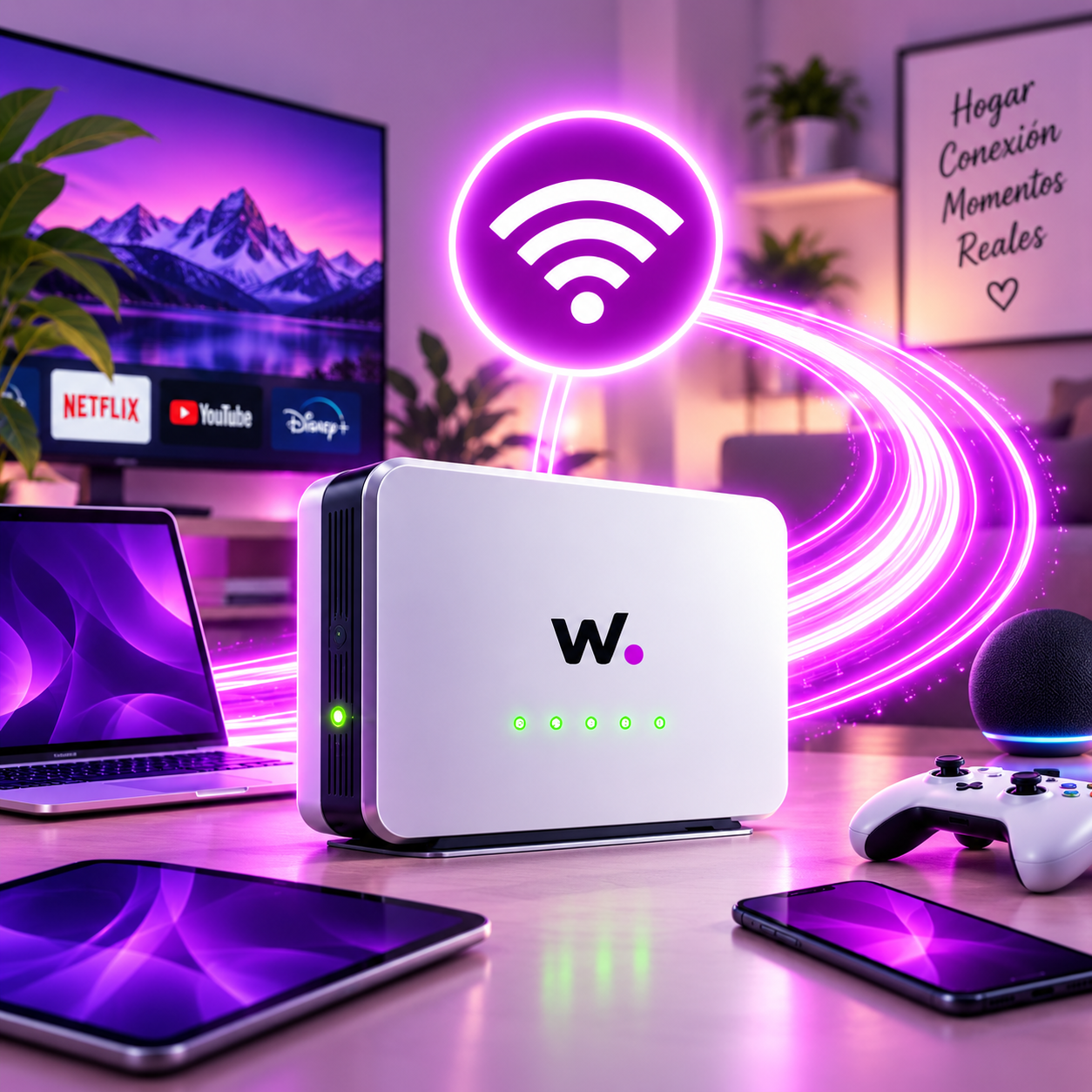 Fibra óptica 1.000 Mb WIFITECH