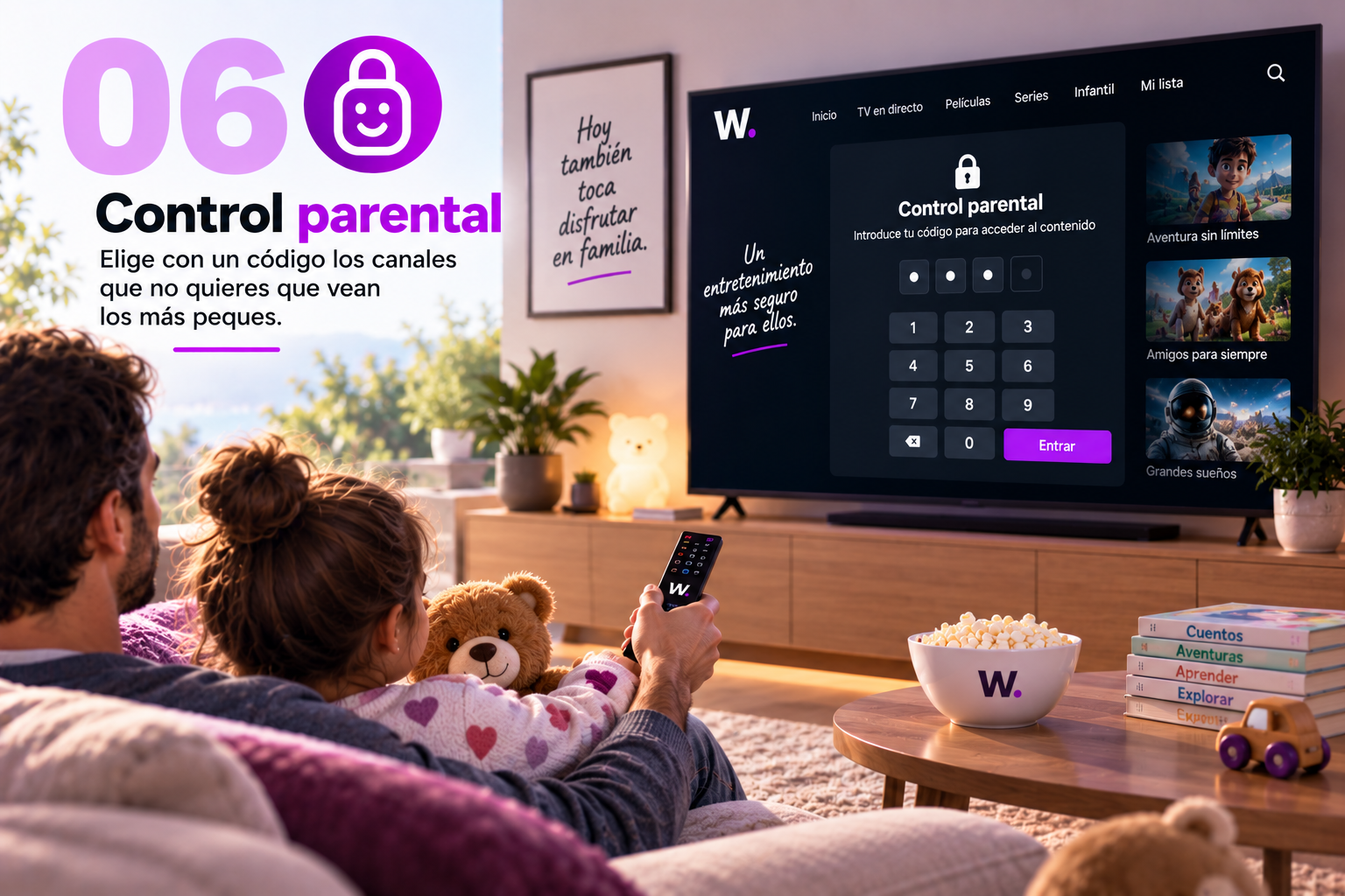 Control parental WIFITECH TV