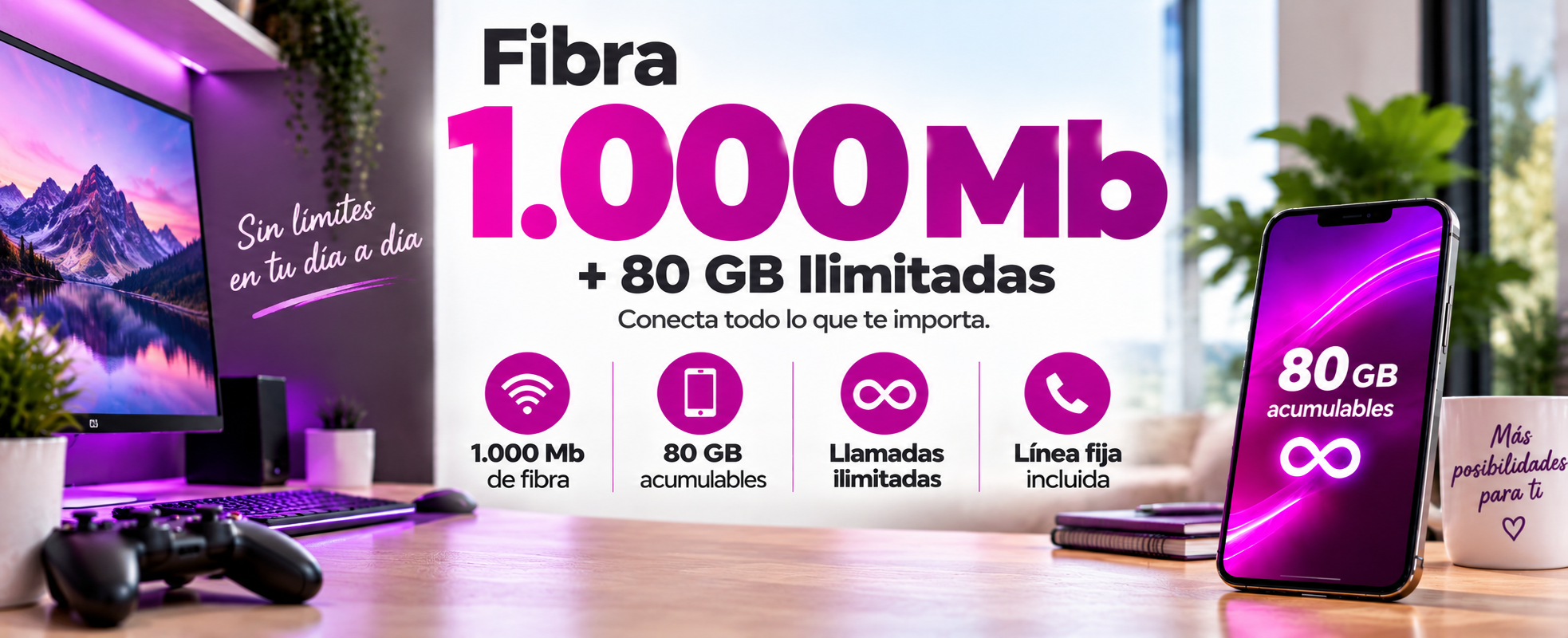 Fibra 1.000 Mb WIFITECH