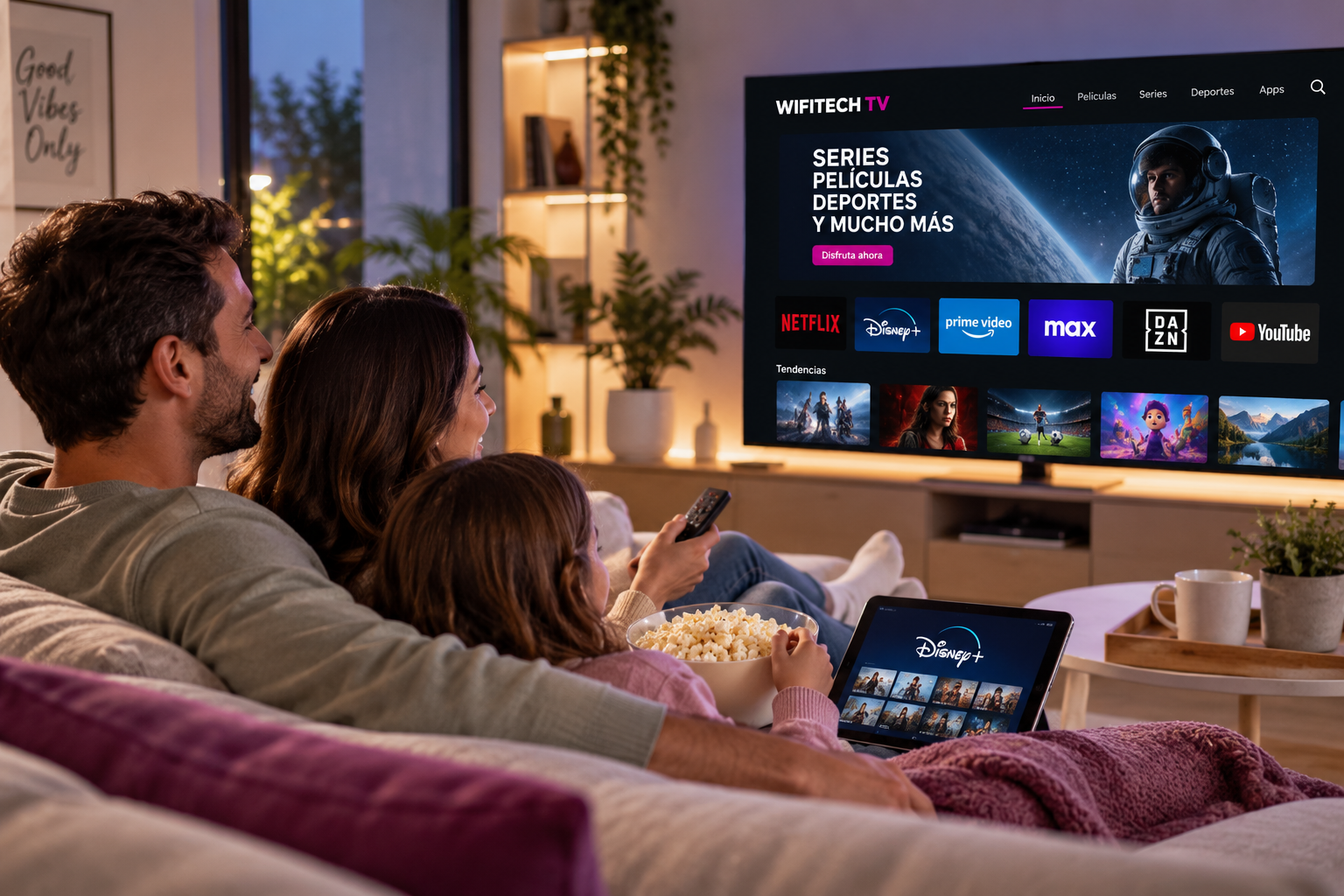Disfrutar de streaming con WIFITECH
