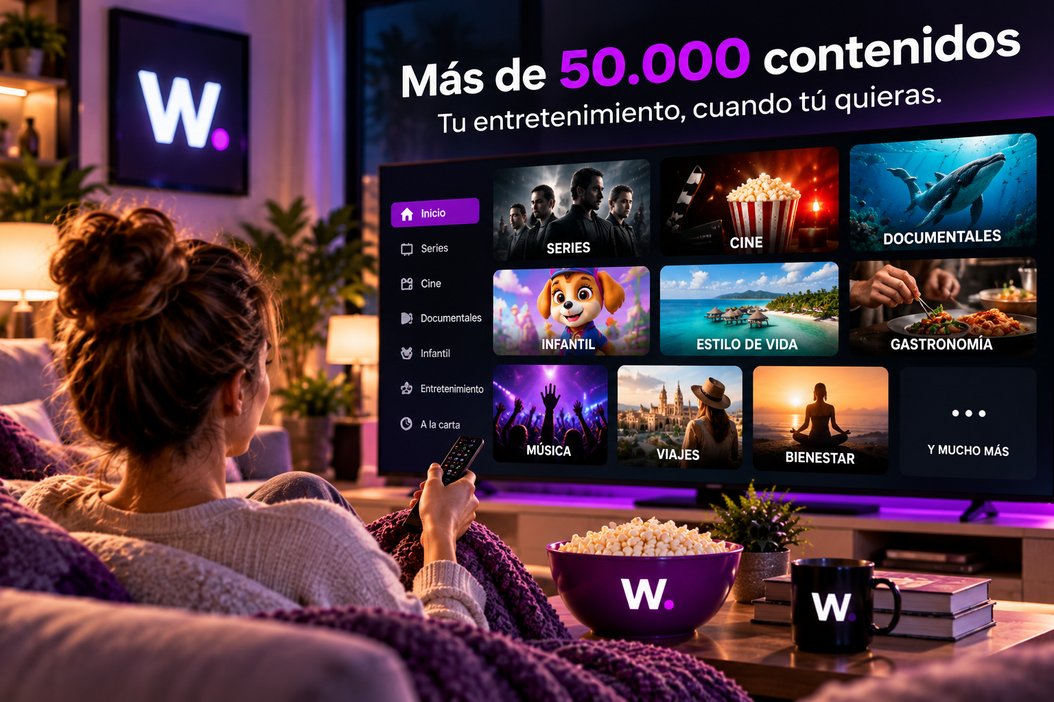 Más de 50.000 contenidos WIFITECH TV