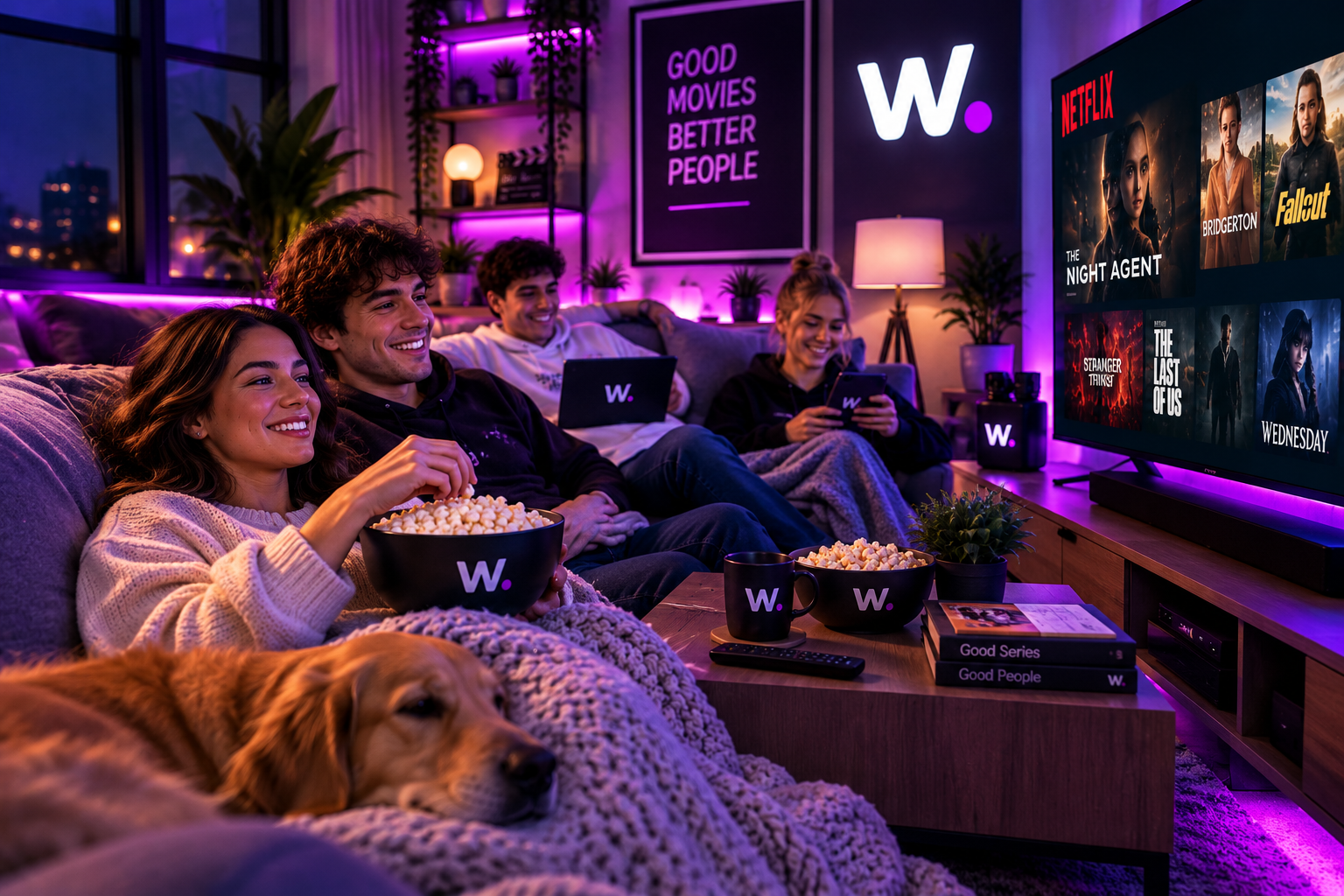 Streaming 4K con fibra de 1.000 Mb