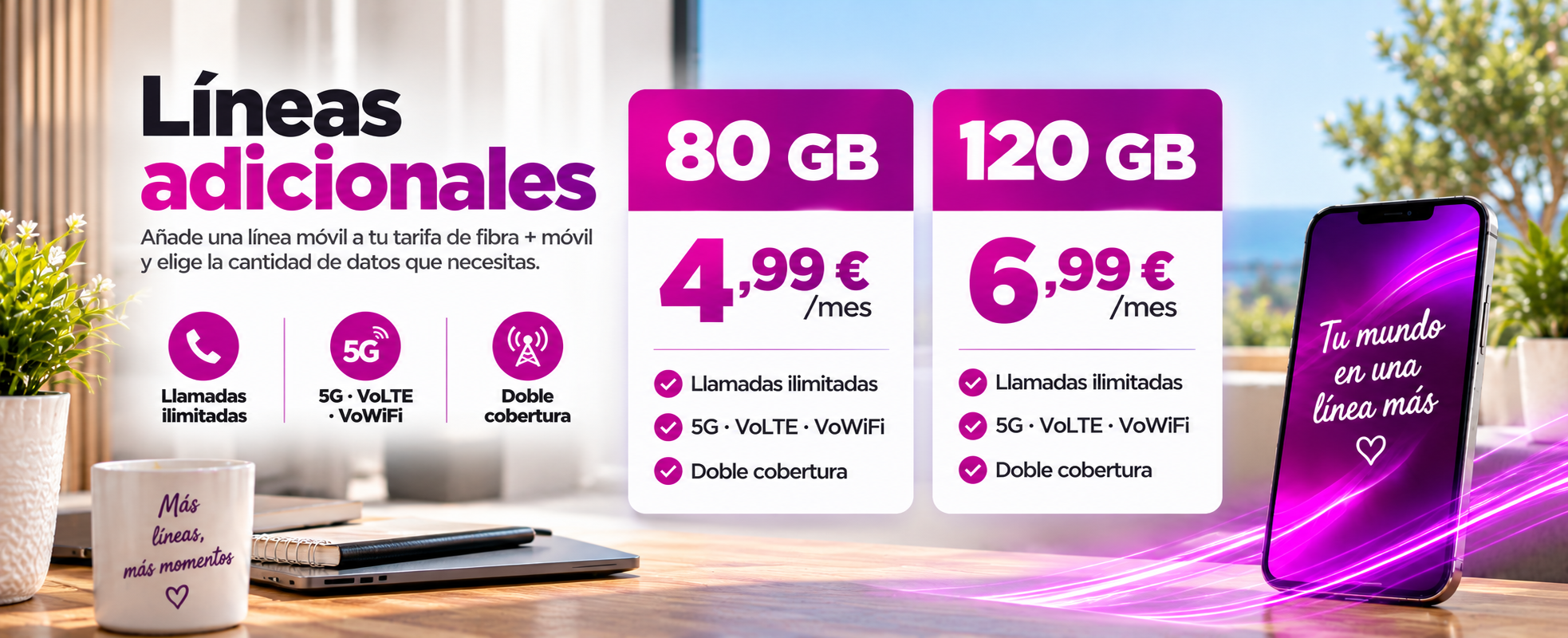 Líneas adicionales WIFITECH
